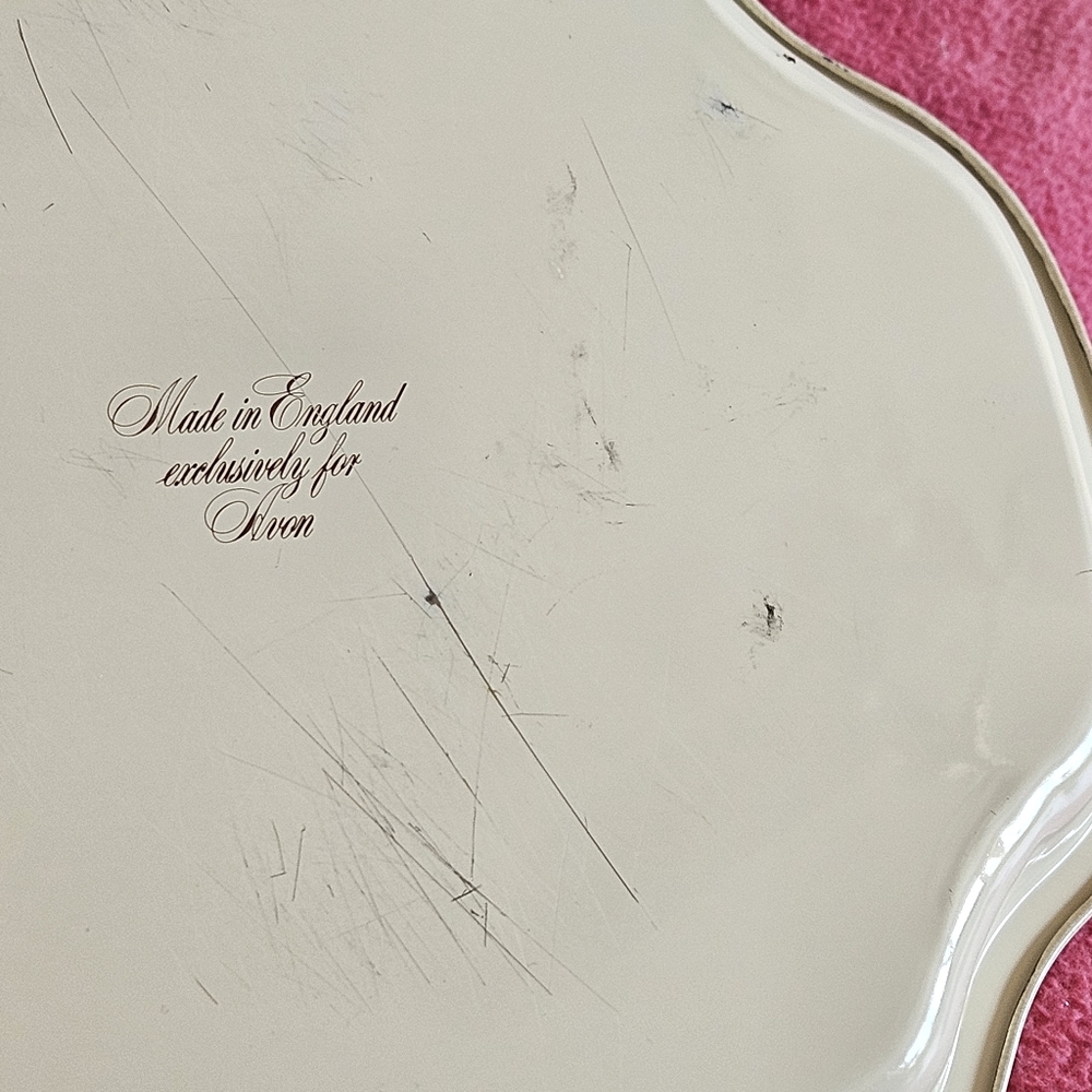 Vintage Avon vanity metal tray 12x 10 made in England, 1982 - Picture 7 of 9